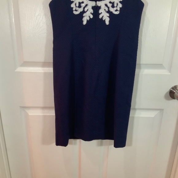 Lilly Pulitzer Gabby Shift Beaded Sequin Dress Size 00 - Picture 6 of 9